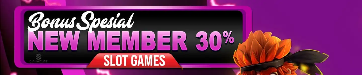 BONUS NEW MEMBER 30%